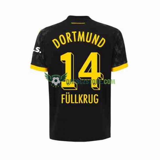 Borussia Dortmund Niclas Fullkrug 14 Venkovní Dres 2023-2024 Krátký rukáv Muže Fotbalové Dresy
