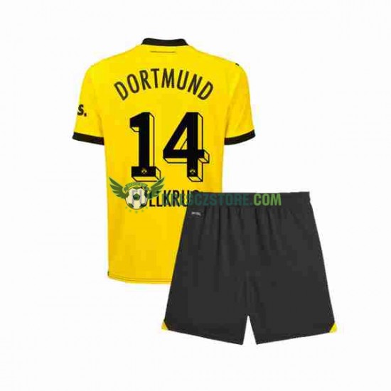 Borussia Dortmund Niclas Fullkrug 14 Domácí Dres 2023-2024 Krátký rukáv Děti Fotbalové Dresy