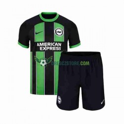 Brighton & Hove Albion Venkovní Dres 2023-2024 Krátký rukáv Děti Fotbalové Dresy