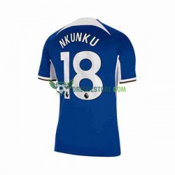 Chelsea Christopher Nkunku 18 Domácí Dres 2023-2024 Krátký rukáv Muže Fotbalové Dresy