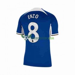 Chelsea Enzo Fernandez 8 Domácí Dres 2023-2024 Krátký rukáv Muže Fotbalové Dresy