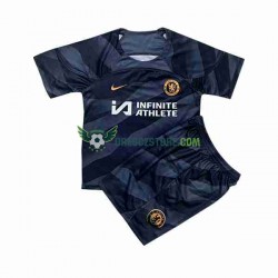 Chelsea Brankářské Domácí Dres 2023-2024 Krátký rukáv Děti Fotbalové Dresy
