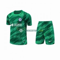 Chelsea Brankářské Alternativní Dres 2023-2024 Krátký rukáv Děti Fotbalové Dresy