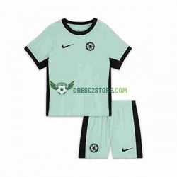 Chelsea Alternativní Dres 2023-2024 Krátký rukáv Děti Fotbalové Dresy