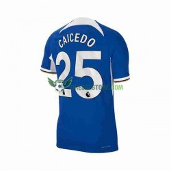Chelsea Moises Caicedo 25 Domácí Dres 2023-2024 Krátký rukáv Muže Fotbalové Dresy