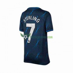Chelsea Raheem Sterling 7 Venkovní Dres 2023-2024 Krátký rukáv Muže Fotbalové Dresy