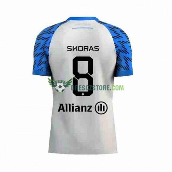 Club Brugge Michal Skoras 8 Venkovní Dres 2023-2024 Krátký rukáv Muže Fotbalové Dresy