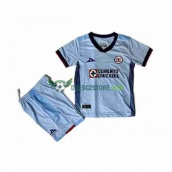 Cruz Azul Venkovní Dres 2023-2024 Krátký rukáv Děti Fotbalové Dresy