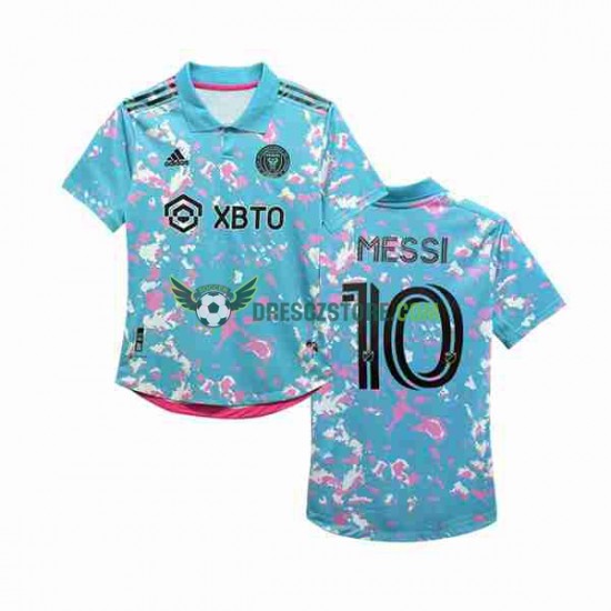 Inte Miami Lionel Messi 10 Alternativní Dres 2023-2024 Krátký rukáv Muže Fotbalové Dresy