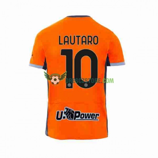 Inter Milán Lautaro Martinez 10 Alternativní Dres 2023-2024 Krátký rukáv Muže Fotbalové Dresy