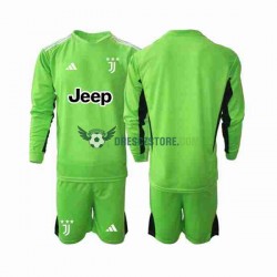 Juventus Brankářské Alternativní Dres 2023-2024 Dlouhý rukáv Děti Fotbalové Dresy
