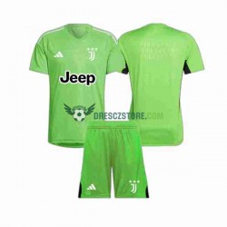 Juventus Brankářské Alternativní Dres 2023-2024 Krátký rukáv Děti Fotbalové Dresy