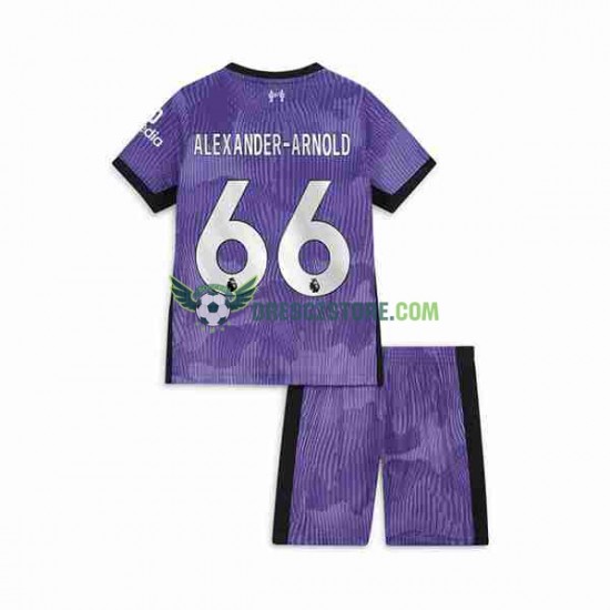 Liverpool Alexander-Arnold 66 Alternativní Dres 2023-2024 Krátký rukáv Děti Fotbalové Dresy