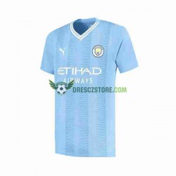 Manchester City Haaland 9 Special Printing Domácí Dres 2023-2024 Krátký rukáv Muže Fotbalové Dresy