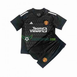 Manchester United Brankářské Alternativní Dres 2023-2024 Krátký rukáv Děti Fotbalové Dresy