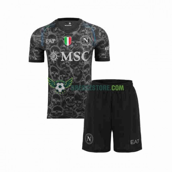 SSC Neapol Halloween Domácí Dres 2023-2024 Krátký rukáv Děti Fotbalové Dresy