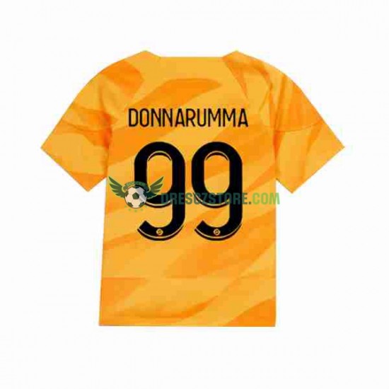 Paris Saint-Germain Donnarumma 99 Brankářské Venkovní Dres 2023-2024 Krátký rukáv Muže Fotbalové Dresy
