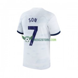 Tottenham Hotspur Son Heung-min 7 Domácí Dres 2023-2024 Krátký rukáv Muže Fotbalové Dresy