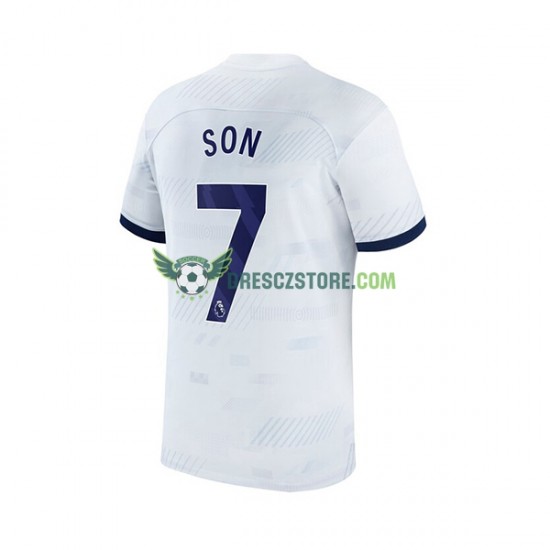 Tottenham Hotspur Son Heung-min 7 Domácí Dres 2023-2024 Krátký rukáv Muže Fotbalové Dresy