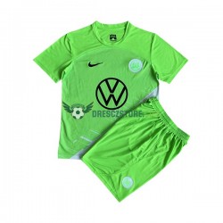 VfL Wolfsburg Domácí Dres 2023-2024 Krátký rukáv Děti Fotbalové Dresy
