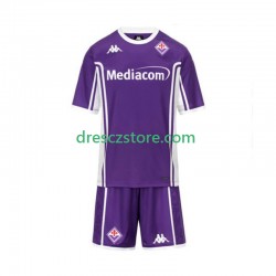 ACF Fiorentina Domácí Dres 2025-2026 Krátký rukáv Děti Fotbalové Dresy