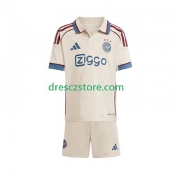AFC Ajax Alternativní Dres 2025-2026 Krátký rukáv Děti Fotbalové Dresy