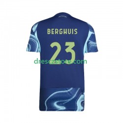 AFC Ajax Steven Berghuis 23 Venkovní Dres 2025-2026 Krátký rukáv Muže Fotbalové Dresy