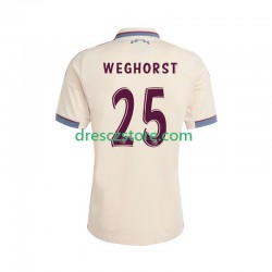 AFC Ajax Wout Weghorst 25 Alternativní Dres 2025-2026 Krátký rukáv Muže Fotbalové Dresy