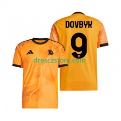 AS Řím Artem Dovbyk 9 Venkovní Dres 2025-2026 Krátký rukáv Muže Fotbalové Dresy