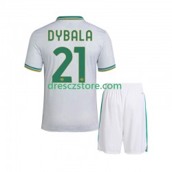 AS Řím Dybala 21 Alternativní Dres 2025-2026 Krátký rukáv Děti Fotbalové Dresy