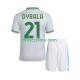 AS Řím Dybala 21 Alternativní Dres 2025-2026 Krátký rukáv Děti Fotbalové Dresy