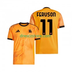 AS Řím Evan Ferguson 11 Venkovní Dres 2025-2026 Krátký rukáv Muže Fotbalové Dresy