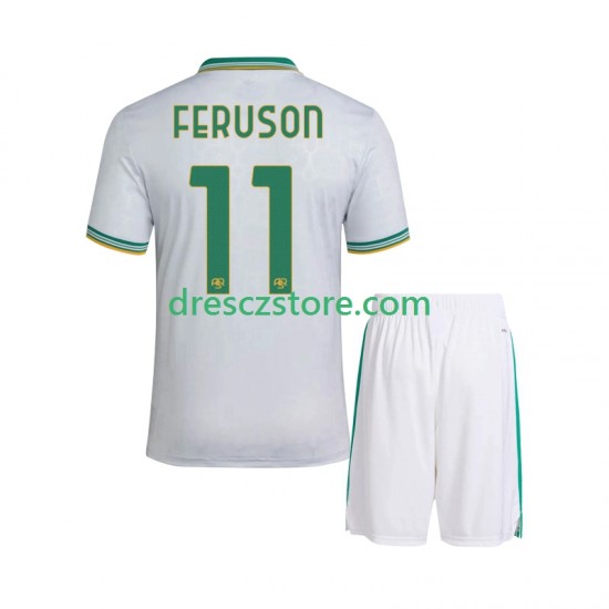 AS Řím Evan Ferguson 11 Alternativní Dres 2025-2026 Krátký rukáv Děti Fotbalové Dresy