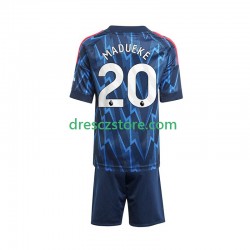 Arsenal Noni Madueke 20 Venkovní Dres 2025-2026 Krátký rukáv Děti Fotbalové Dresy
