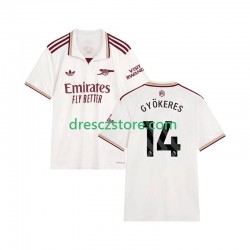 Arsenal Viktor Gyokeres 14 Alternativní Dres 2025-2026 Krátký rukáv Muže Fotbalové Dresy