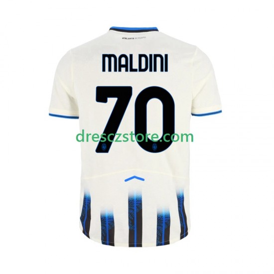 Atalanta Daniel Maldini 70 Venkovní Dres 2025-2026 Krátký rukáv Muže Fotbalové Dresy