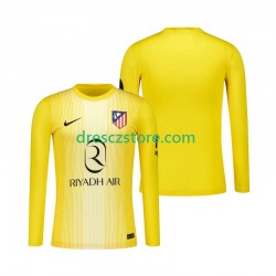 Atlético Madrid Brankářské Domácí Dres 2025-2026 Dlouhý rukáv Muže Fotbalové Dresy