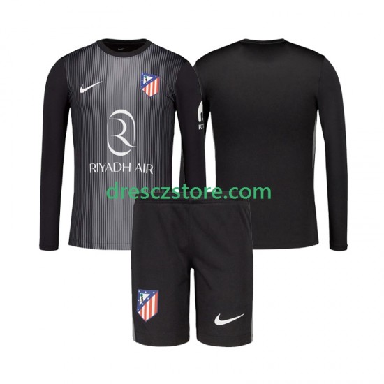 Atlético Madrid Brankářské Venkovní Dres 2025-2026 Dlouhý rukáv Děti Fotbalové Dresy