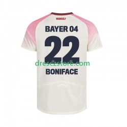 Bayer 04 Leverkusen Victor Boniface 22 Venkovní Dres 2025-2026 Krátký rukáv Muže Fotbalové Dresy