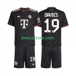 FC Bayern Mnichov Alphonso Davies 19 Alternativní Dres 2025-2026 Krátký rukáv Děti Fotbalové Dresy