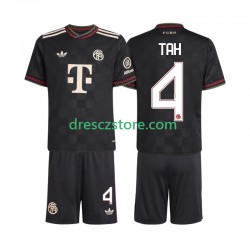 FC Bayern Mnichov Jonathan Tah 4 Alternativní Dres 2025-2026 Krátký rukáv Děti Fotbalové Dresy
