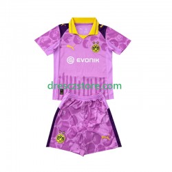 Borussia Dortmund FIFA CWC Brankářské Domácí Dres 2025 Krátký rukáv Děti Fotbalové Dresy
