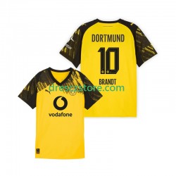 Borussia Dortmund Julian Brandt 10 Domácí Dres 2025-2026 Krátký rukáv Muže Fotbalové Dresy