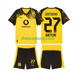 Borussia Dortmund Karim Adeyemi 27 Domácí Dres 2025-2026 Krátký rukáv Děti Fotbalové Dresy
