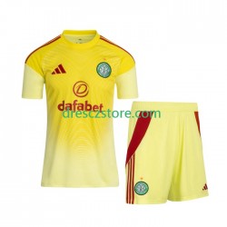Celtic FC Brankářské Domácí Dres 2025-2026 Krátký rukáv Děti Fotbalové Dresy