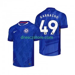 Chelsea Alejandro Garnacho 49 Domácí Dres 2025-2026 Krátký rukáv Muže Fotbalové Dresy