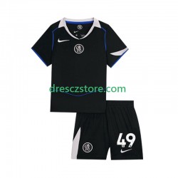 Chelsea Alejandro Garnacho 49 Alternativní Dres 2025-2026 Krátký rukáv Děti Fotbalové Dresy