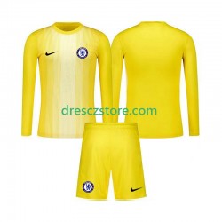 Chelsea Brankářské Alternativní Dres 2025-2026 Dlouhý rukáv Děti Fotbalové Dresy