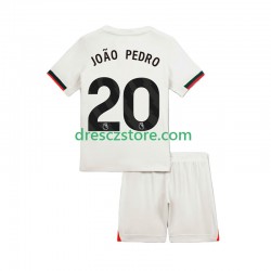Chelsea Joao Pedro 20 Venkovní Dres 2025-2026 Krátký rukáv Děti Fotbalové Dresy