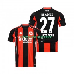 Eintracht Frankfurt Mario Gotze 27 Domácí Dres 2025-2026 Krátký rukáv Muže Fotbalové Dresy
